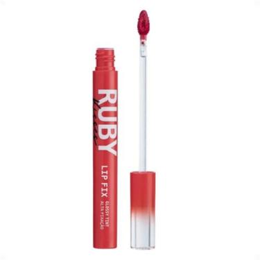Imagem de Lip Fix Ruby Kisses Glossy Tint Alta Fixação Cherry Kiss Lgt06bb