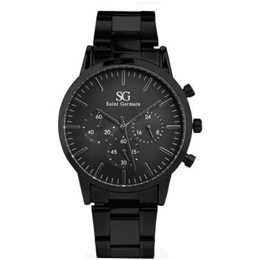 Imagem de Relógio Masculino Chrono Full Black 42mm Saint Germain