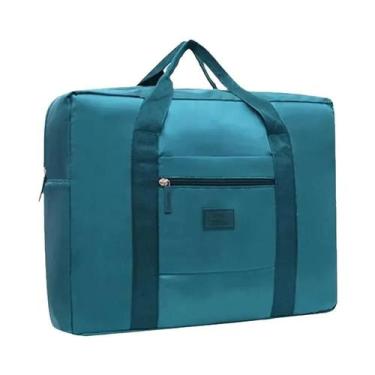 Imagem de Bolsa De Viagem Dobrável Leve Unissex, Mala De Mão Para Fins De Semana