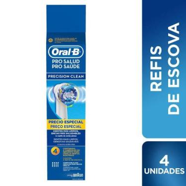 Imagem de Refil Escova Elétrica Oral-B Precision Clean, c/ 4 unidades