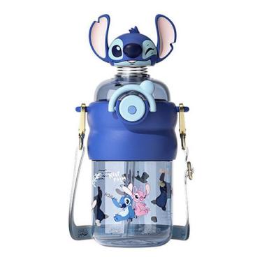 Imagem de Garrafa Stitch Resistente 600 Ml Escolar Infantil Disney