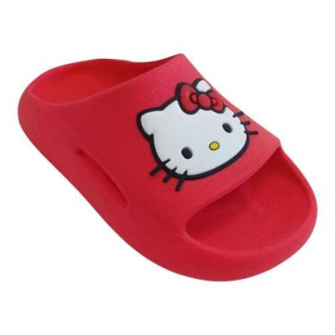 Imagem de Chinelo Nuvem Hello Kitty Infantil Menina Uso Diário - Marinella Shoes