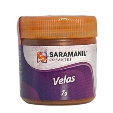 Imagem de Corante em Pó para Velas Anilina 7g Castanho Terra Saramanil