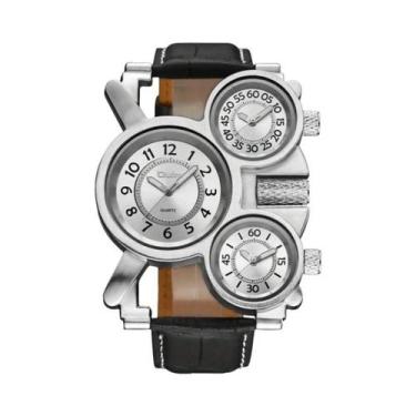 Imagem de Relógio Masculino À Prova d'Água Com Mostrador Grande, Pulseira De Cou