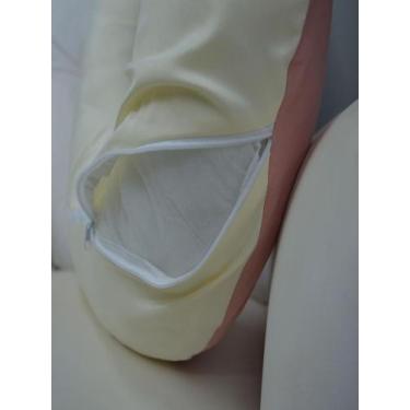 Imagem de Almofada Amamentação Micropercal 400 Fios Várias Cores Lisas - Monzilo