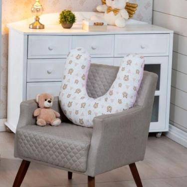 Imagem de Almofada de Amamentação Extra Grande 100% Algodão Várias Estampas - Mo