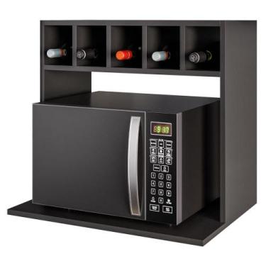 Imagem de Suporte Microondas Nicho Garrafeiro Lisa BP 60 cm Eratto Moveis - Mila