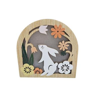 Imagem de Decoração De Páscoa Madeira De Páscoa Led Luz Multiart