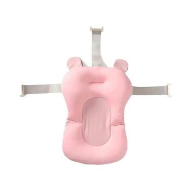 Imagem de Assento De Banho Portátil Ajustável E Dobrável Para Bebês, Almofada Fl