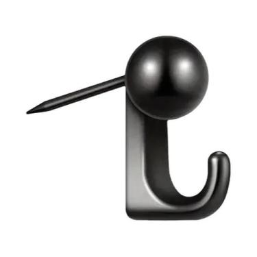 Imagem de Alfinetes De Cortiça Pretos E Brancos 50 Peças, Ganchos Decorativos Pa