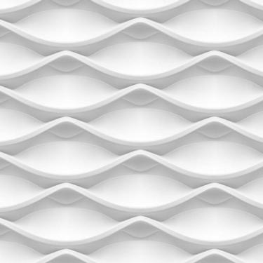Imagem de Papel De Parede 3D Ondas Geometricas Horizontal Adesivo Sala