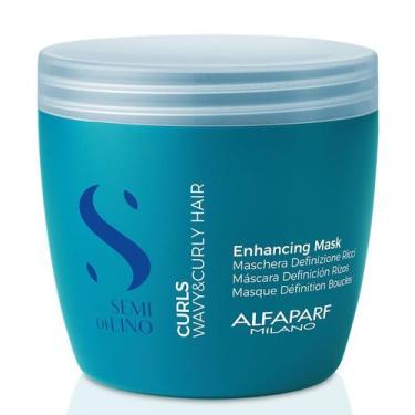 Imagem de Máscara Alfaparf Semi Di Lino Curls Low 500ml hidrata nutre define cac