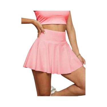 Imagem de Saia De Tênis Plissada De Cintura Alta Para Mulheres, Rápido Secagem, 