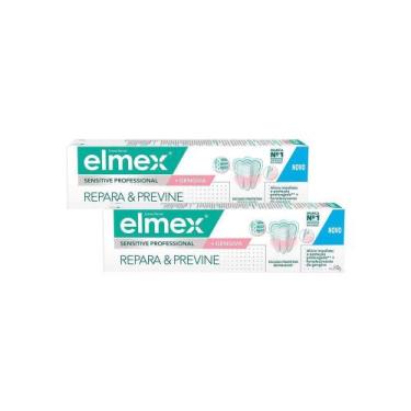Imagem de Kit 2 Cremes Dentais Elmex Sensitive Professional + Gengivas 110g Cada