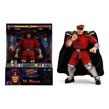 Imagem de Street Fighter II Ultra The Final Challengers Boneco Articulado M. Bison - Jada Toys