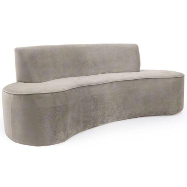 Imagem de Sofá 02 Lugares 150cm Mônaco Veludo Bege - Nexta Casa