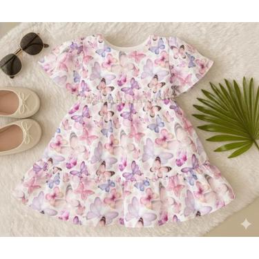 Imagem de Vestido Infantil Menina com Cinto de Pérola Festa de Luxo Moda Princes