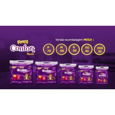 Imagem de Fralda Infantil Feroz Confort Basic XXG com 30 unidades