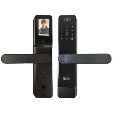 Imagem de Fechadura Eletrônica Digital 2300 MOD a 0205WF Reconhecimento Facial Senha Cartão App