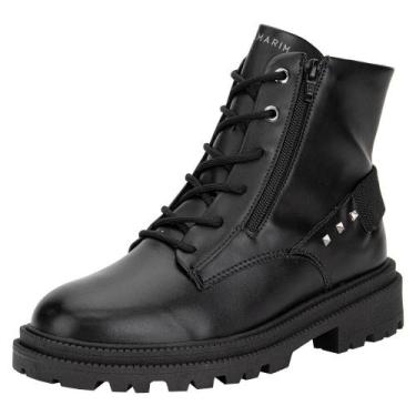 Imagem de Bota feminina coturno ramarim 2456121, Preto, 38