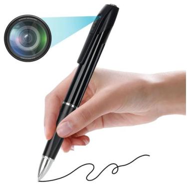 Imagem de Câmera Disfarçada Caneta Escuta Gravador de voz e video Filma HD Secre