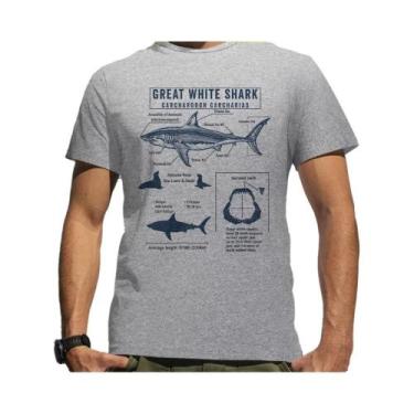 Imagem de Camiseta Masculina Oversized Estilo Hip Hop Punk Com Estampa De Anatom