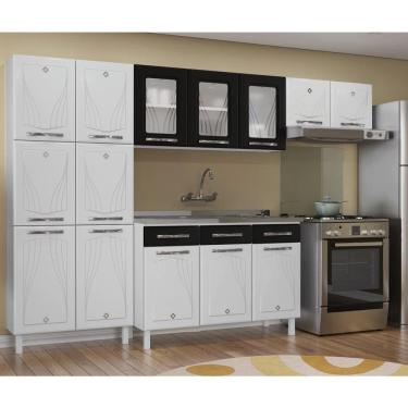 Imagem de Cozinha de Aço Completa Telasul Star New 3Vidros Balcão p/ Pia