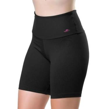 Imagem de Bermuda Plus Size Fitness Feminina Treino Esportes Poliamida Elite, Pr