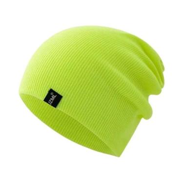 Imagem de Gorro De Inverno Tricotado Unissex Em Várias Cores Com Etiqueta Decora