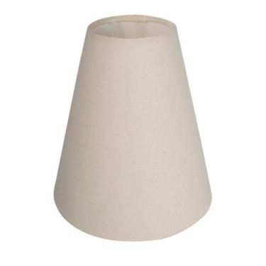 Imagem de Cúpula de Abajur 18x17x8cm de Tecido Algodão soquete Nacional Ref 05 C
