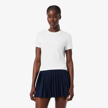 Imagem de Camiseta Lacoste Modelagem Ajustada Ultra Dry De Tênis Feminina-Feminino
