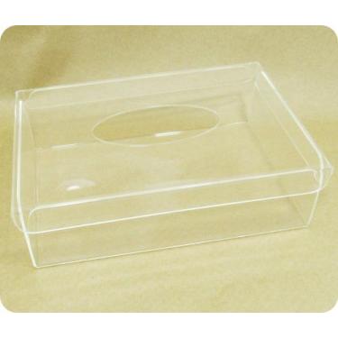 Imagem de Caixa em Acrílico Cristal para Lenços - 20x13x6cm - Armazenamento Eleg