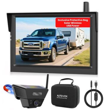 Imagem de Câmera de backup sem fio AUTO VOX Solar Magnetic 1080P Monitor - AUTO-