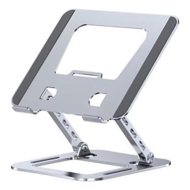 Imagem de Suporte De Mesa Articulado Ergonomico de Metal Para Notebook e Tablets