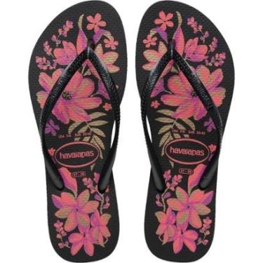 Imagem de Chinelo Dedo Feminino Casual Dia a Dia Praia Passeio Verão Havaianas Slim Organic-Feminino