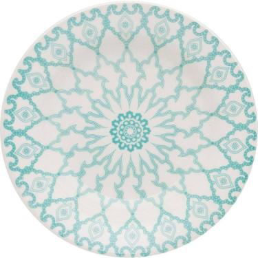 Imagem de Kit 2 Pratos De Sobremesa Donna Mandala Oxford Cerâmica 19cm