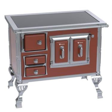 Imagem de Fogao a Lenha Venax GII n 1 Sec XVIII Premium Tabaco, SAIDA DIREITA