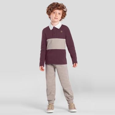 Imagem de Camisa polo infantil menino colorblock Mundi