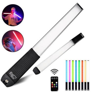 Imagem de Bastão De Luz Led 10w Q508a Rgb Bicolor Com Controle Remoto - Luxceo