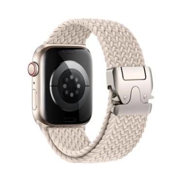 Imagem de Pulseira Trançada Para Apple Watch 40mm 44mm 46mm 42mm 49mm 45mm 41mm 