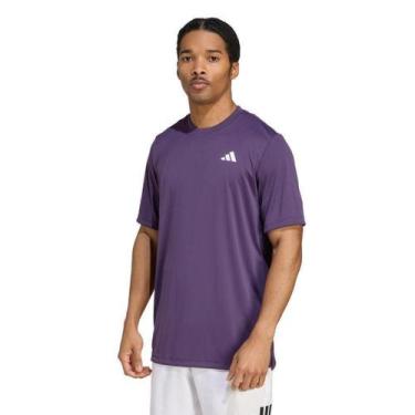 Imagem de Camiseta Adidas Tenis Club Masculino, Roxo, P