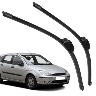 Imagem de Par Palheta Dianteira Limpadora de Para-brisa Focus Sedan 2000 a 2008 