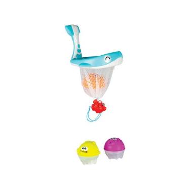 Imagem de Cesta brinquedos multiatividades banho baleia -buba 13603