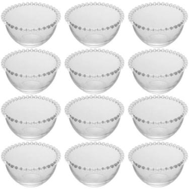Imagem de Conjunto 12 Bowls de Cristal Tigelas 400ml Doces Sobremesas Aperitivos