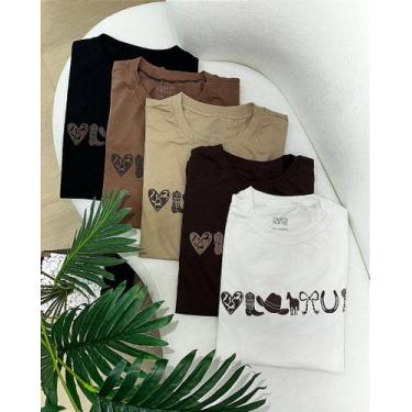 Imagem de T-shirt Plus Country - Algodão Premium 30.1 - no-brand, Cod gray, XG