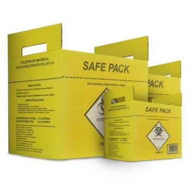 Imagem de Coletor de Material Perfurocortante Safe Pack 20L - POLAR FIX