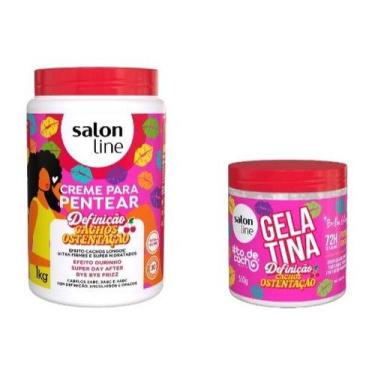 Imagem de Creme Para Pentear e Gelatina - Cachos Ostentação Salon Line