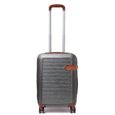 Imagem de Mala de Viagem de Bordo 10kg Abs Leve com Rodinhas 360º Removíveis Zíper Duplo Mb002 Gr...