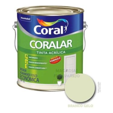 Imagem de Tinta Látex Anti Mofo Coral Coralar Parede 3,6l Branco Galão