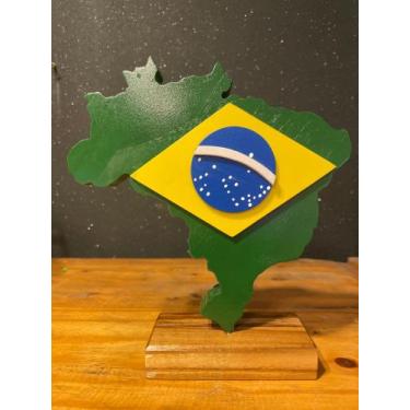 Imagem de Mapa do Brasil Colorido - Bela Vista Artesanatos